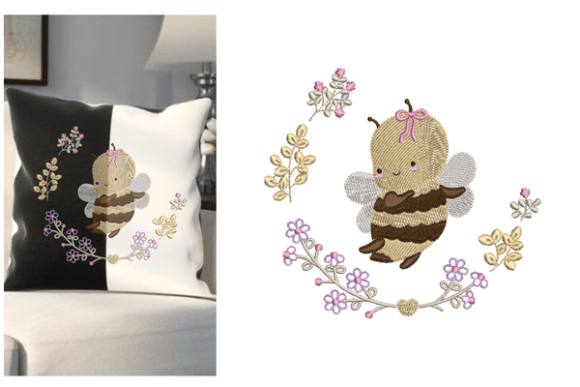 Baby Bee: A Whimsical Holiday Embroidery Design Worth Stitching