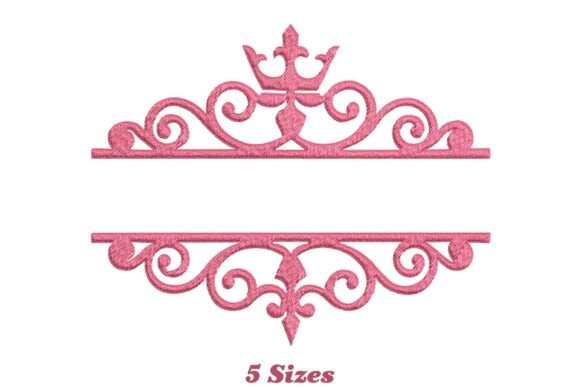 Crown Split Name Frame: A Thoughtful Embroidery Review