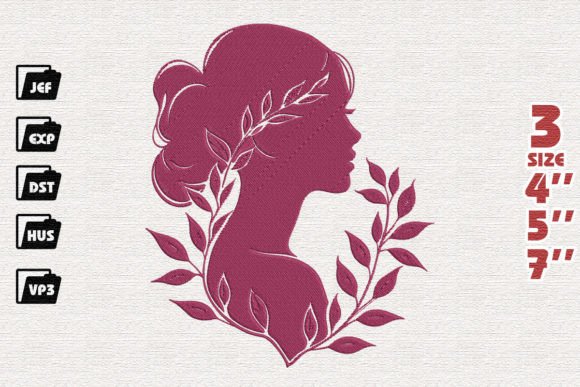 Girl with Flower: A Seasonal Embroidery Review