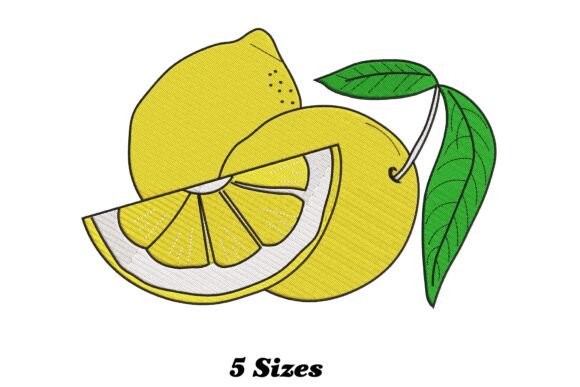 Lemon Fruit: A Bright, Versatile Embroidery Design for Personalized Gifts